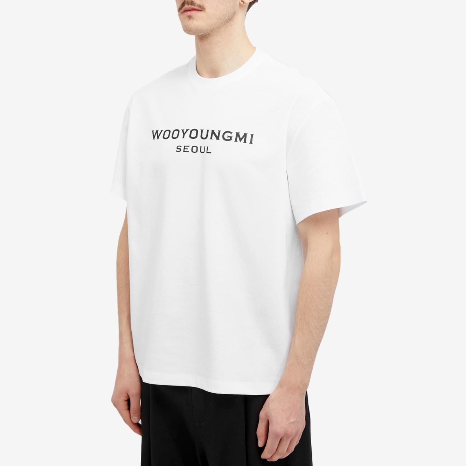 Wooyoungmi Round-necked T-shirt In White