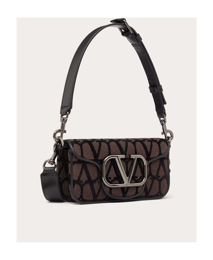 VALENTINO GARAVANI VALENTINO VLOGO PLAQUE FOLDPVER TOP SHOULDER BAG