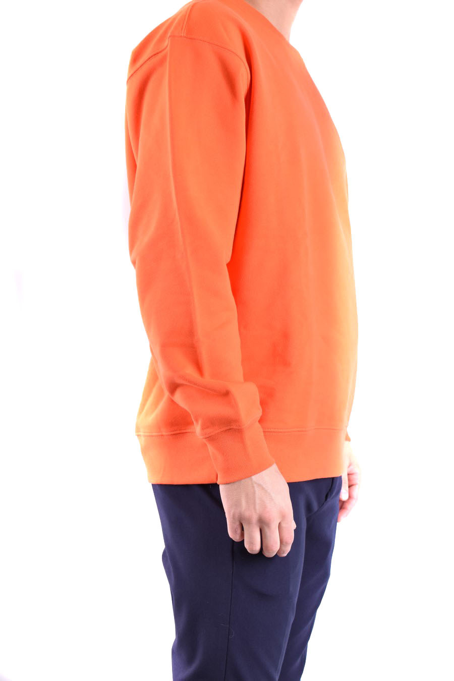 Moschino Chest Logo-print Detail Sweatshirt In Orange
