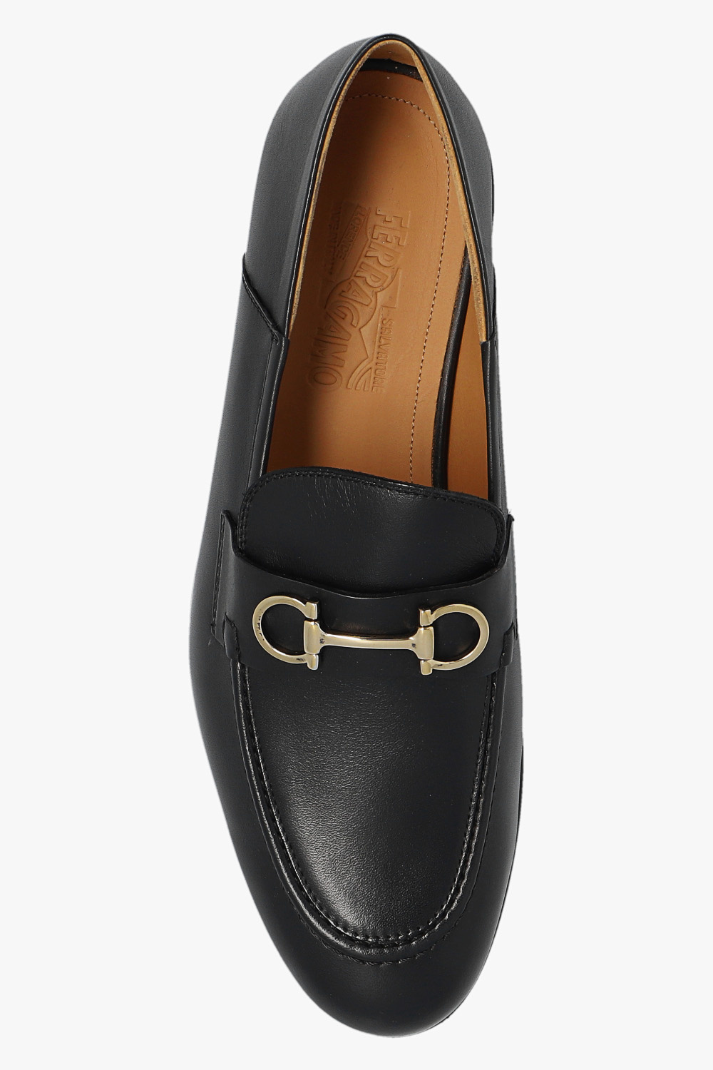 Ferragamo Women's Moccasin Mule Gancini In Black