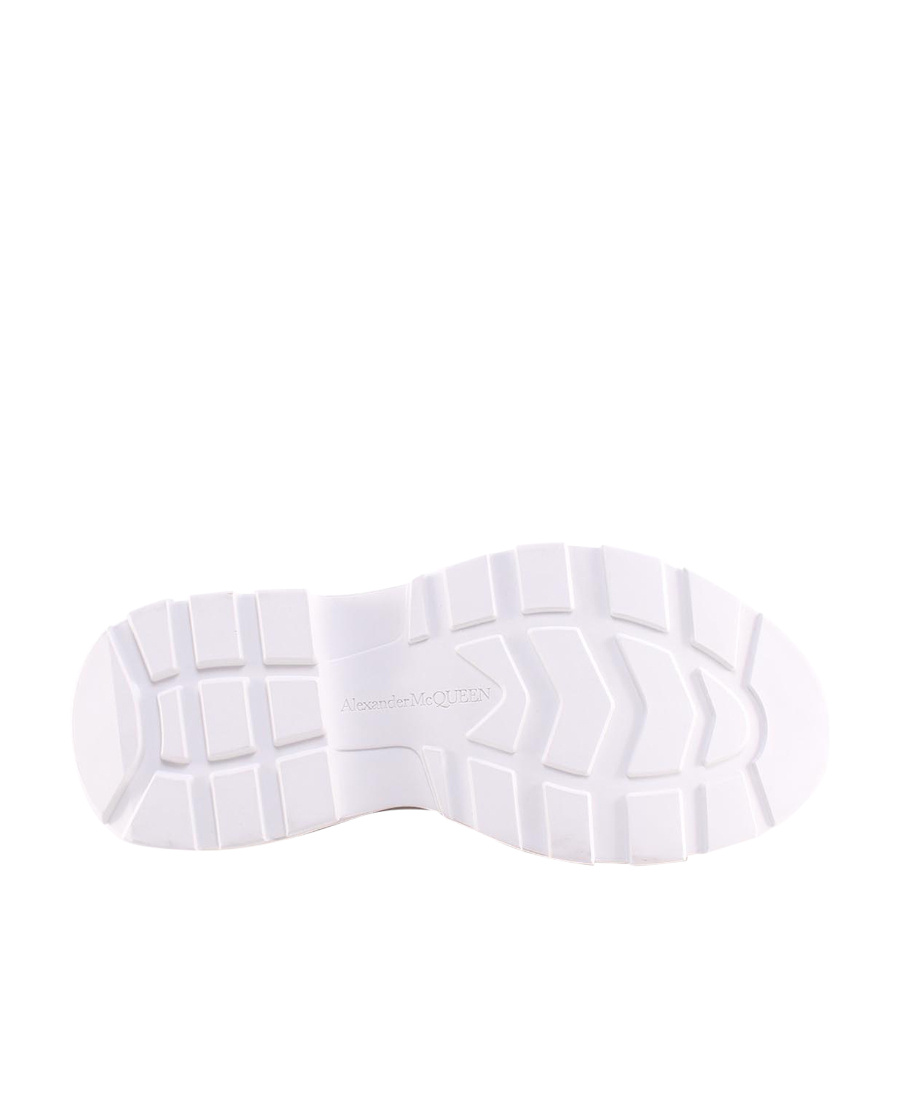 Alexander Mcqueen Tread Slick Abstract-print Sneakers In White