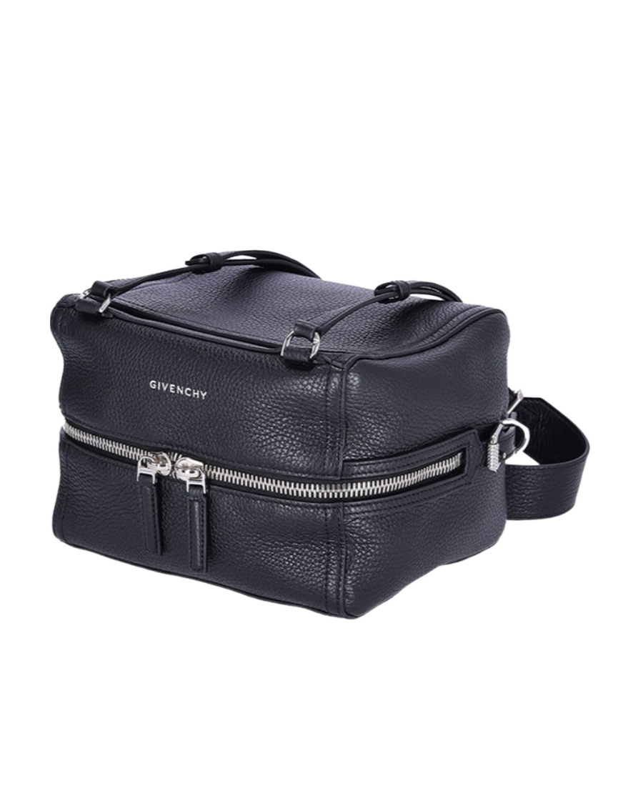 Givenchy Small Pandora Leather Crossbody Bag In Black