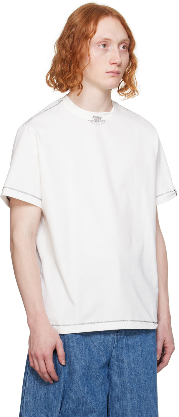 Ader Error Short-sleeved T-shirt In White
