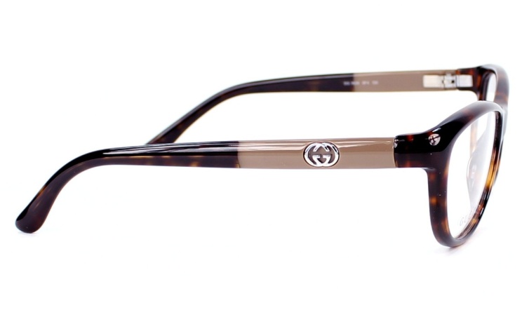 Gucci Logo Detail Flat Lens In Black