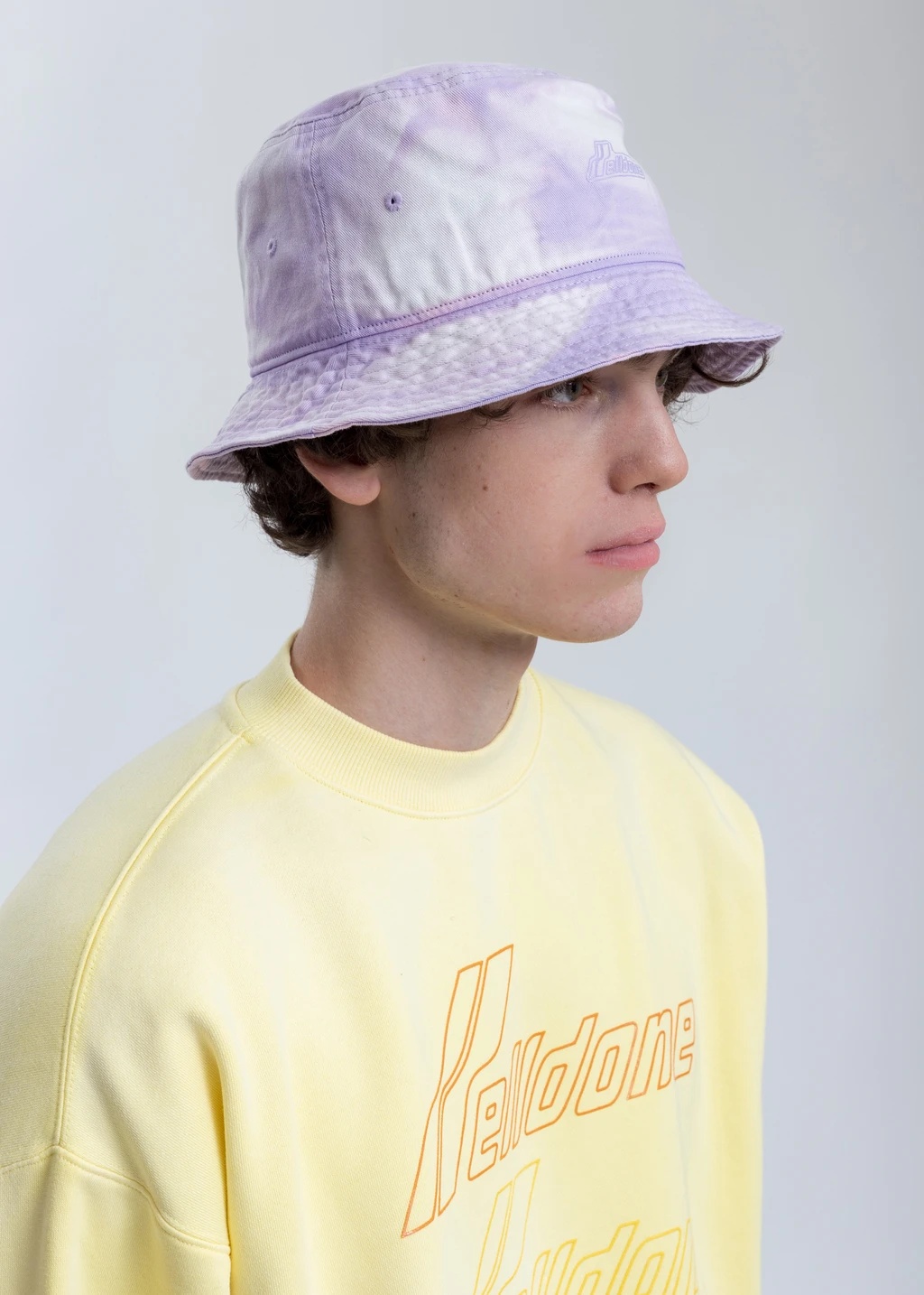 We11 Done Logo-embroidered Bucket Hat In Purple