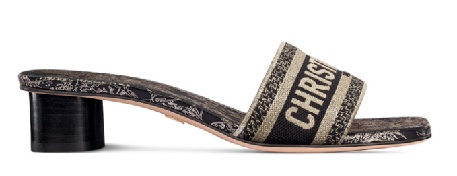 Dior Dway Wears High-heeled Sandals In Black