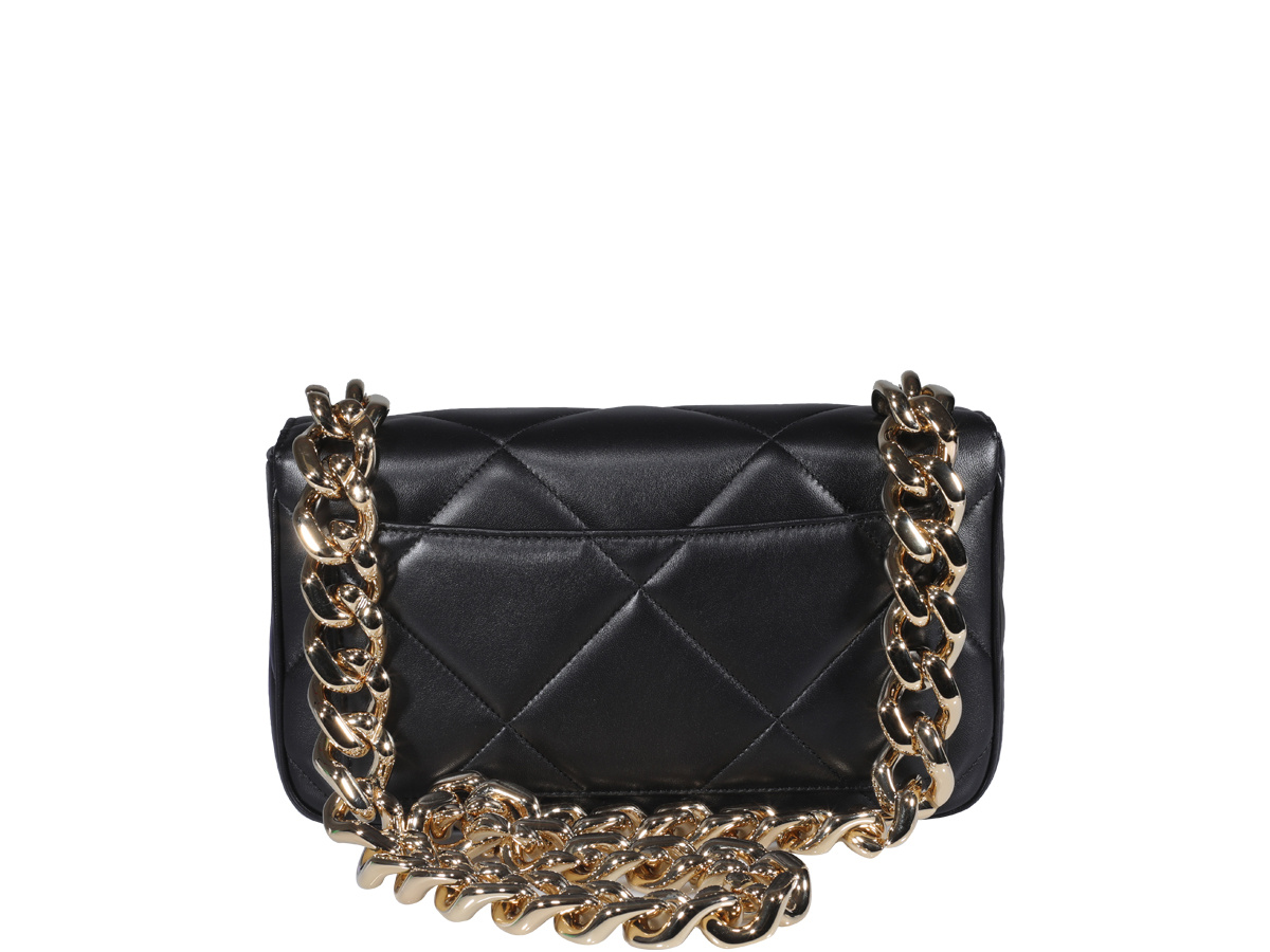 Dolce & Gabbana 3.5 Diamond-quilted Shoulder Bag In Black