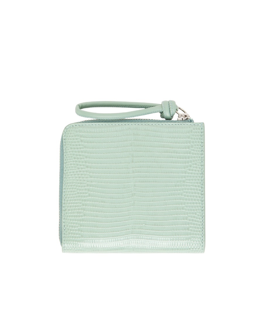 Jil Sander Mini Giro Wallet In Green