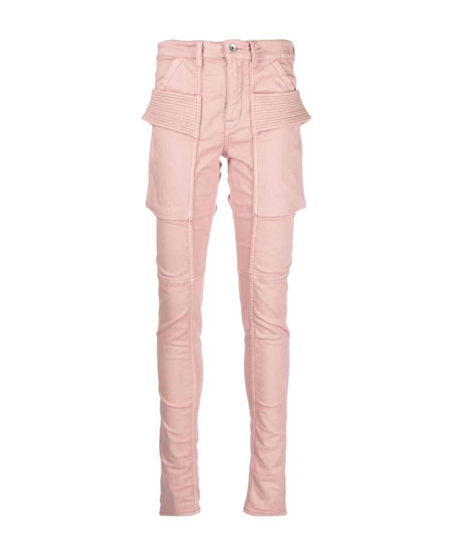 Rick Owens Strap-detail Skinny Jeans In Pink