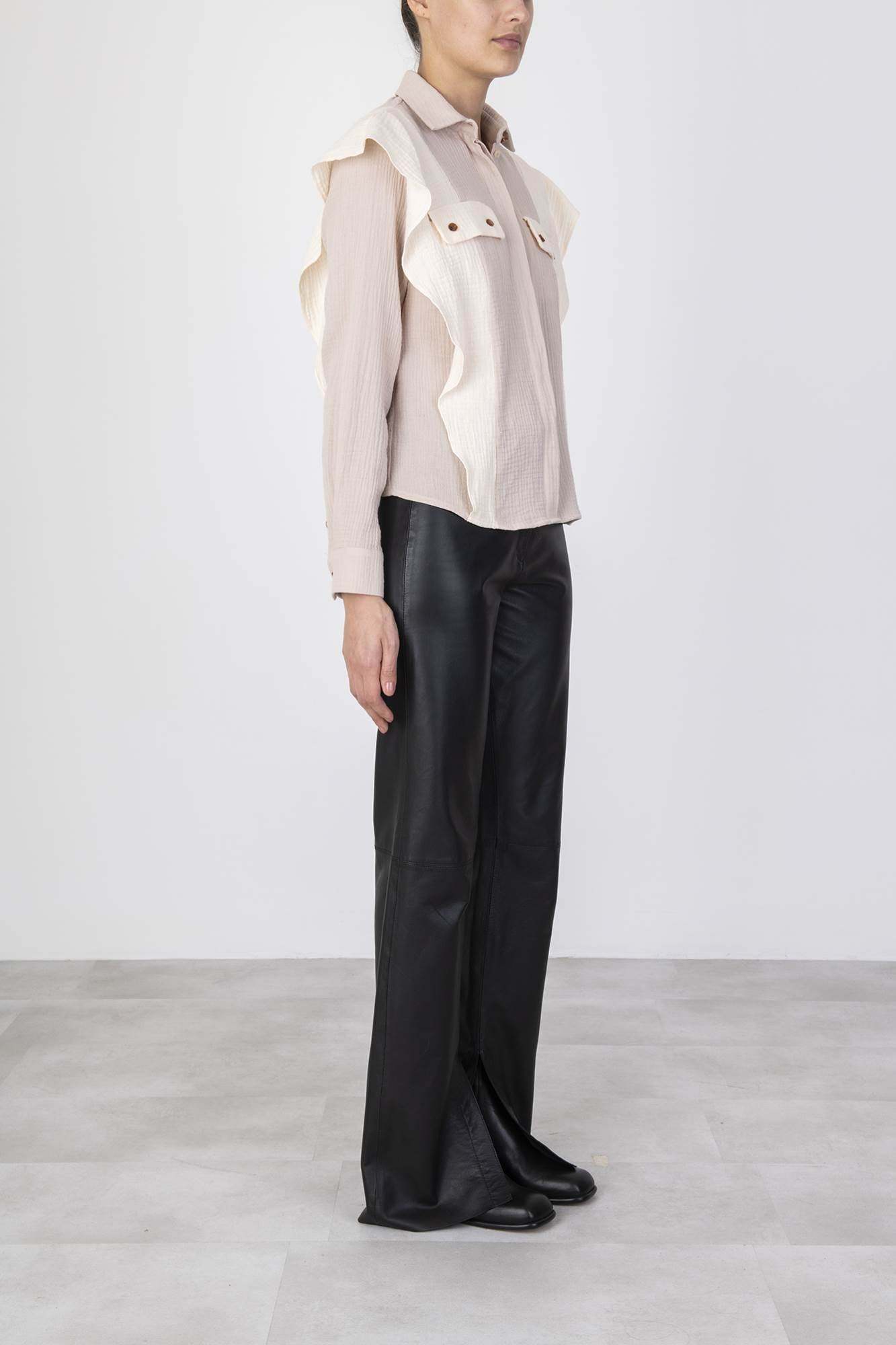 ALYSI ALYSI GARZA LONG SLEEVED SHIRT