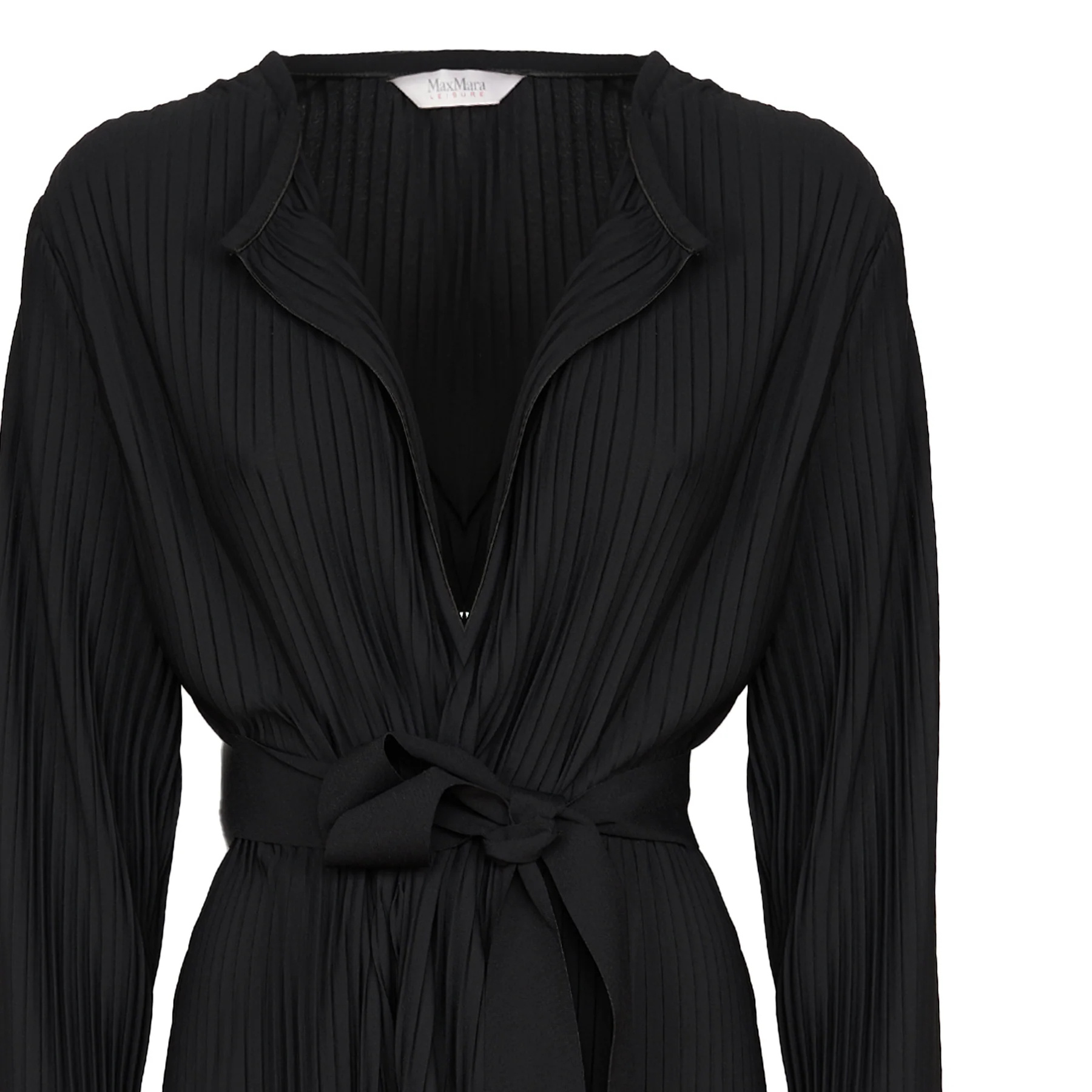 Max Mara Long-sleeved Casual Jacket In Black