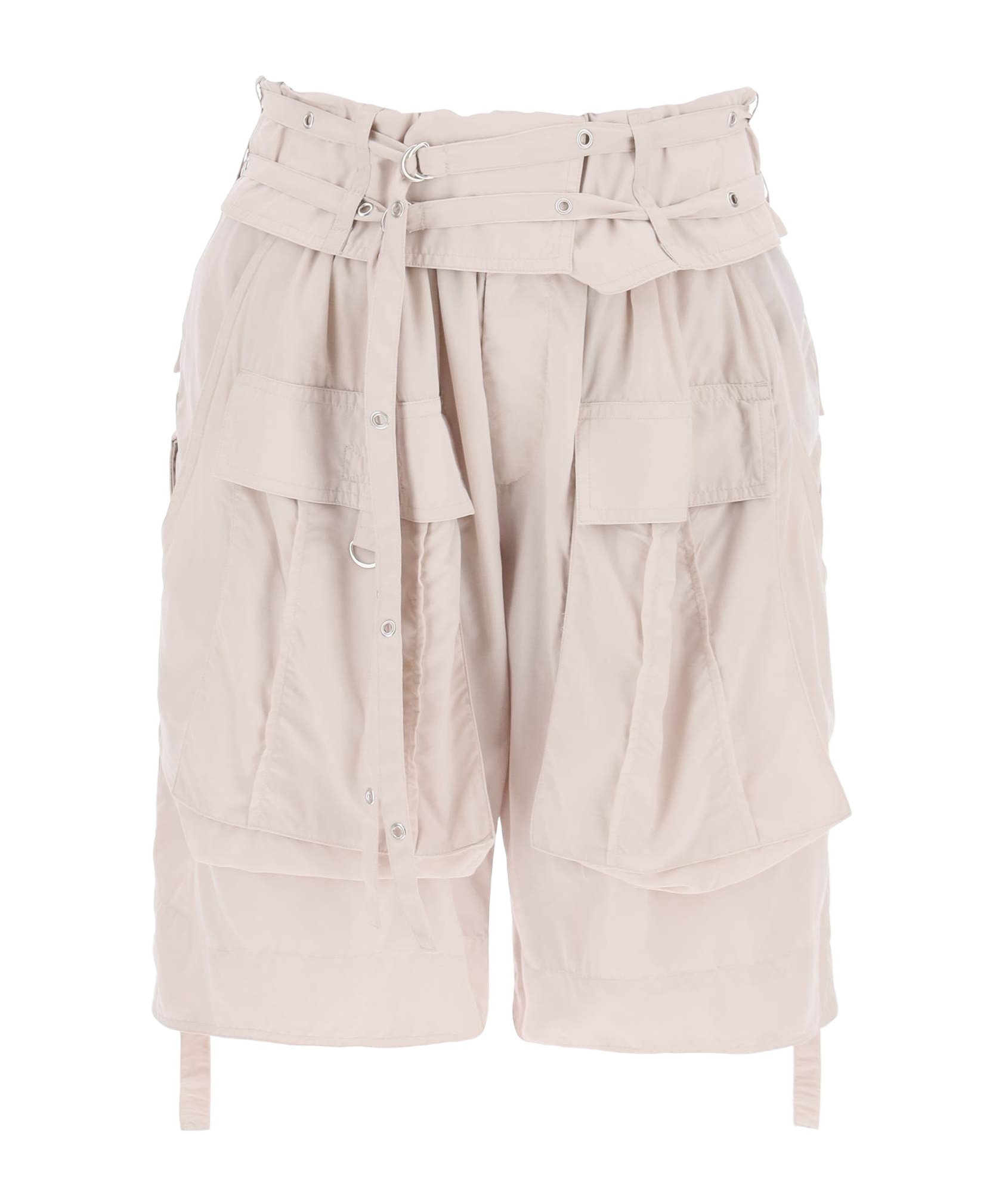 Isabel Marant Heidi Low-rise Belted Shorts In Pink