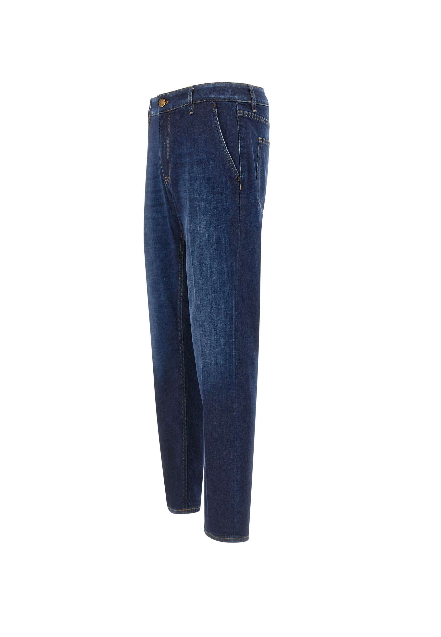 Pt Torino Jeans With Belt Loops In Blue