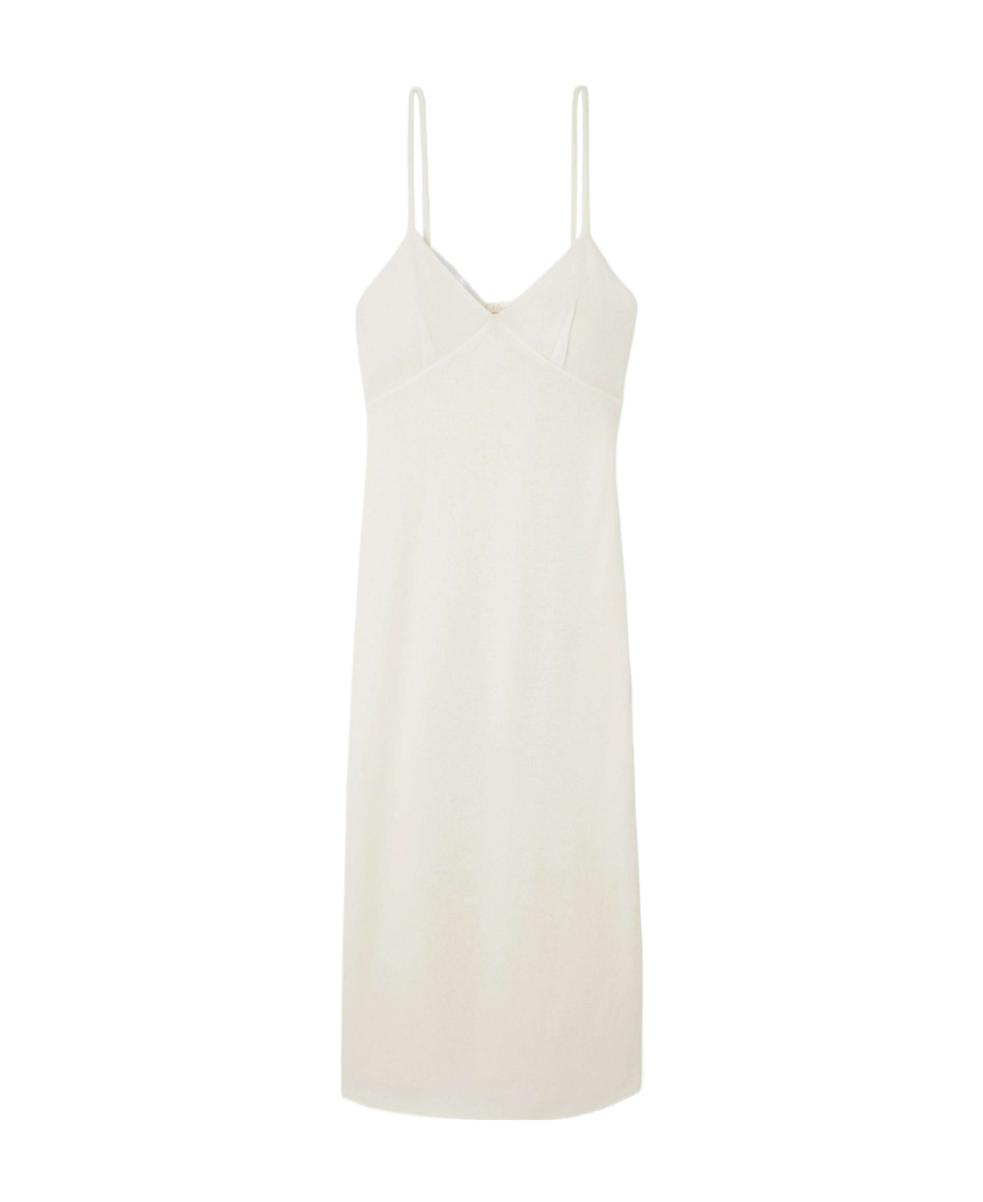 Chloé Virgin Wool-blend Maxi Dress In White