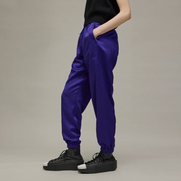 Y-3 Drawstring Sweatpants In Blue