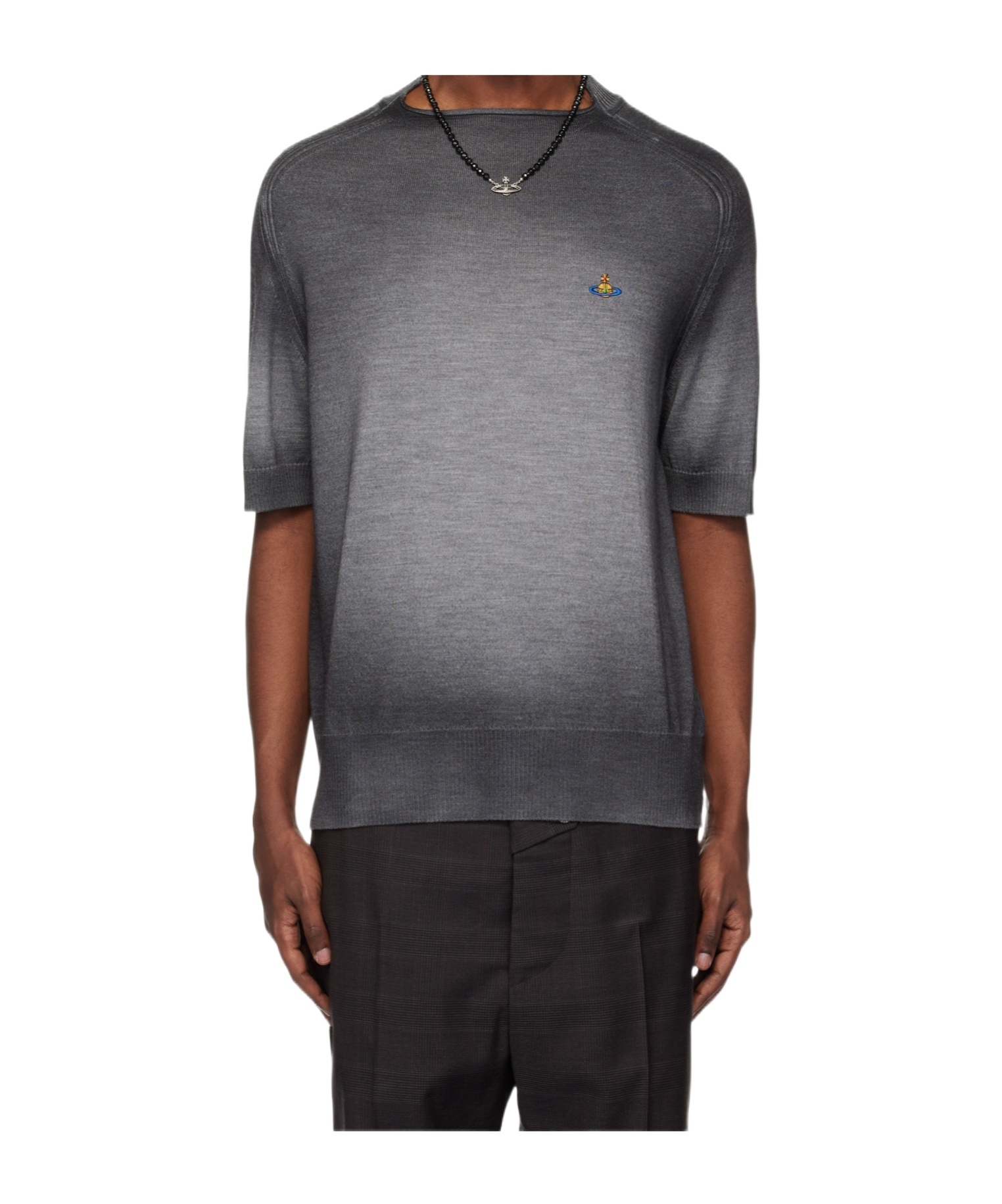 Vivienne Westwood Sean Knitted T-shirt In Black