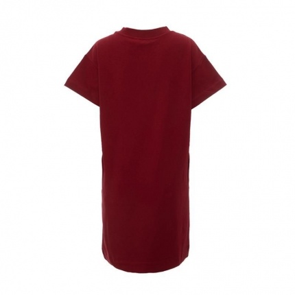 Moschino Pattern Dress In Red