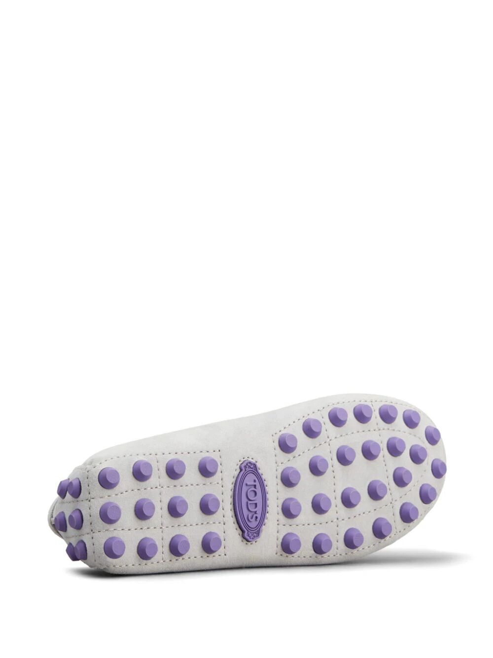 Tod's Gommino Logo-debossed Loafers In White