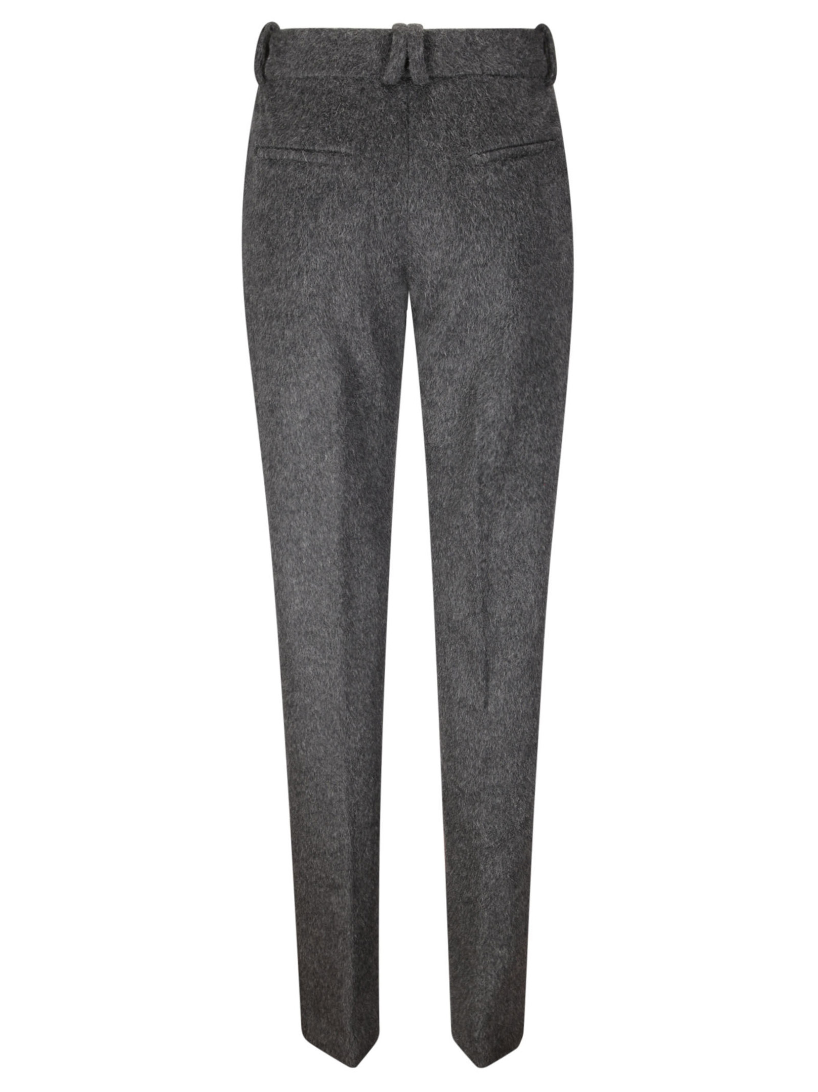 16arlington Wool Blend Trousers With Ironed Crease