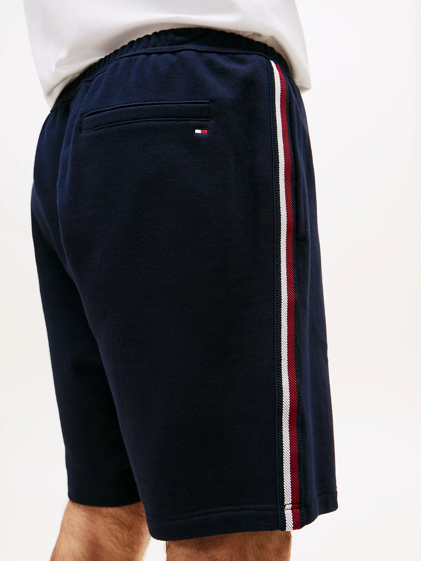 TOMMY HILFIGER GLOBAL STRIPE SWEAT SHORTS