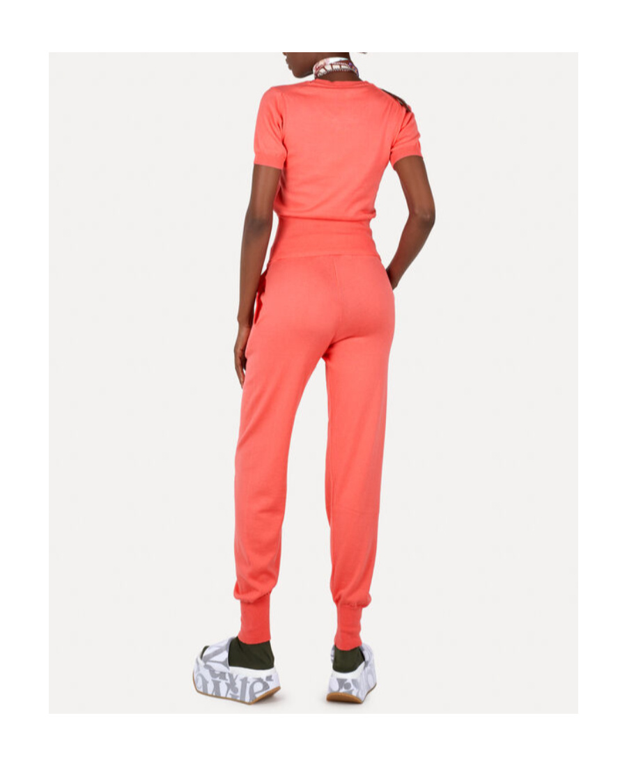 Vivienne Westwood Orb Embroidered Knitted Top In Pink