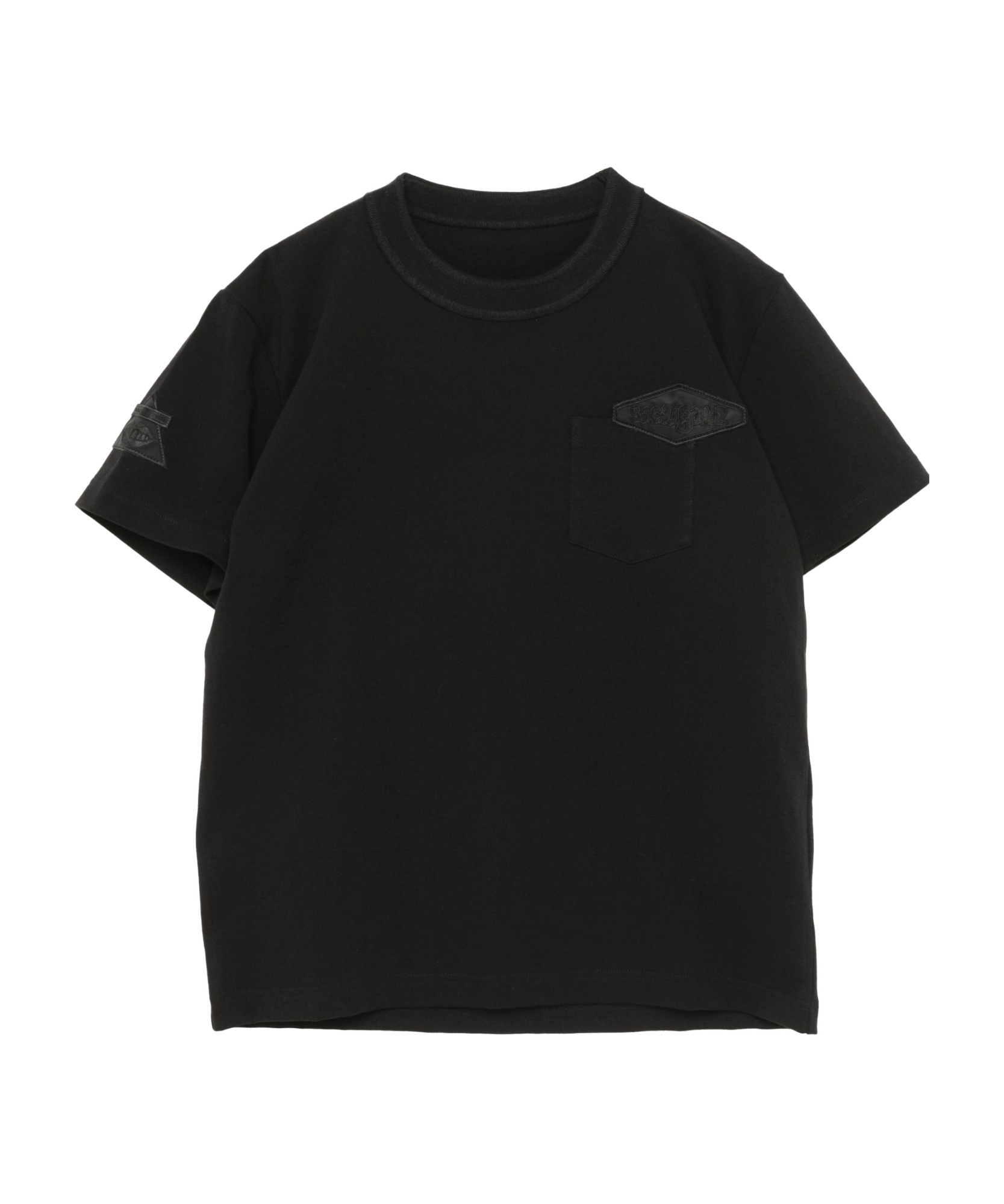 Sacai Short-sleeved T-shirt In Black