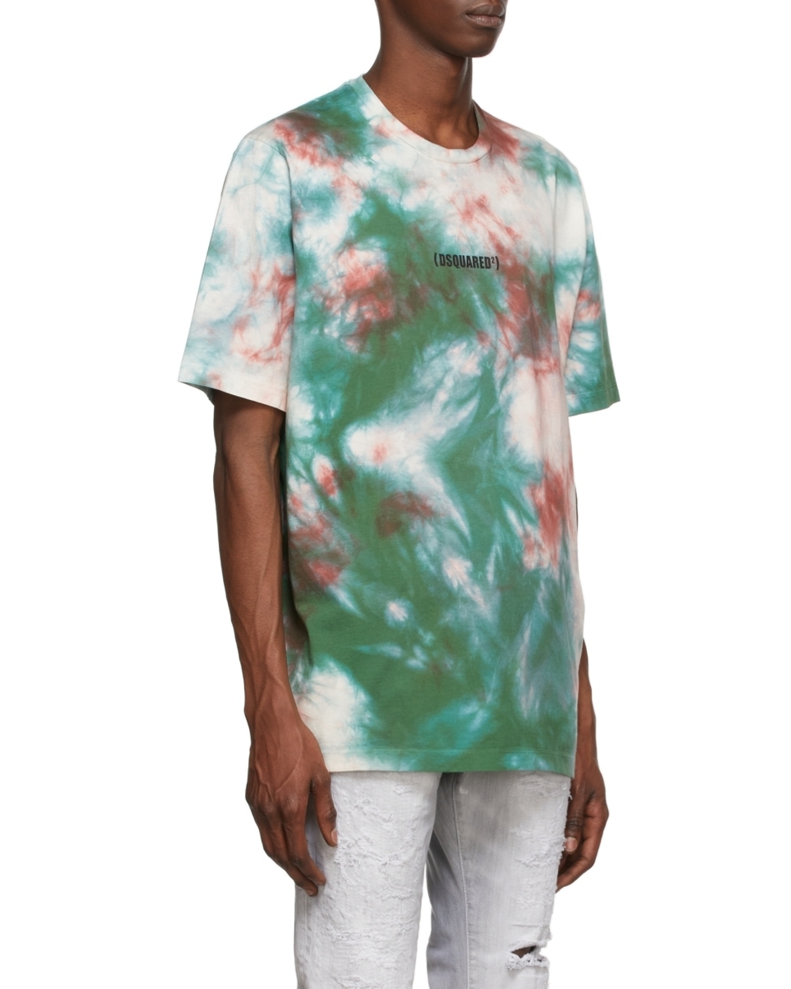 Dsquared2 Colorful Tie-dyed T-shirt