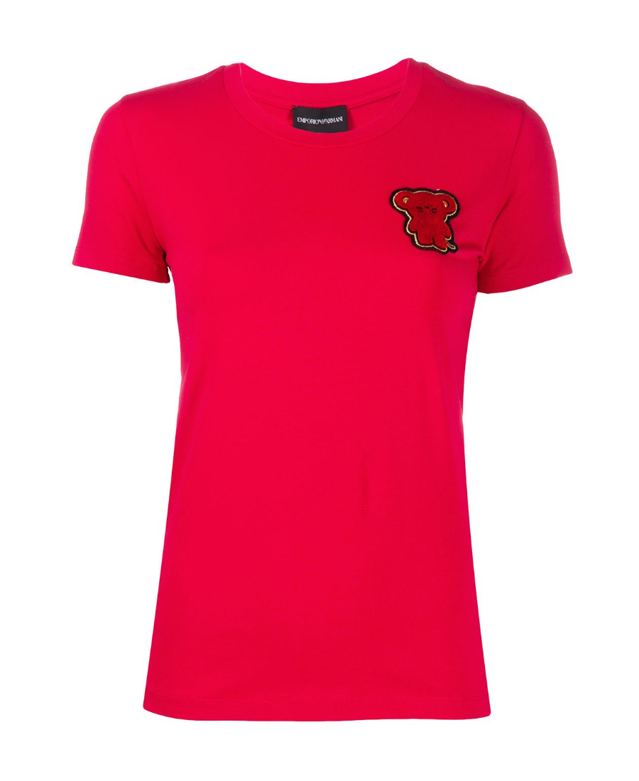 EMPORIO ARMANI TEDDY BEAR DECAL T-SHIRT
