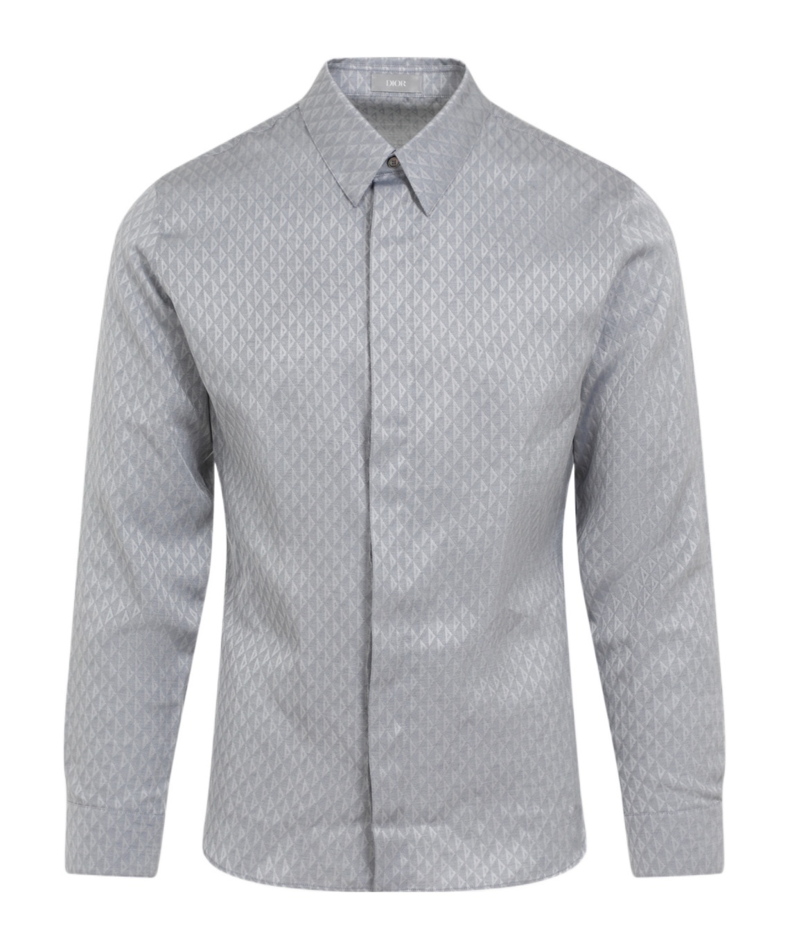 Dior Long-sleeved Shirt In Gray