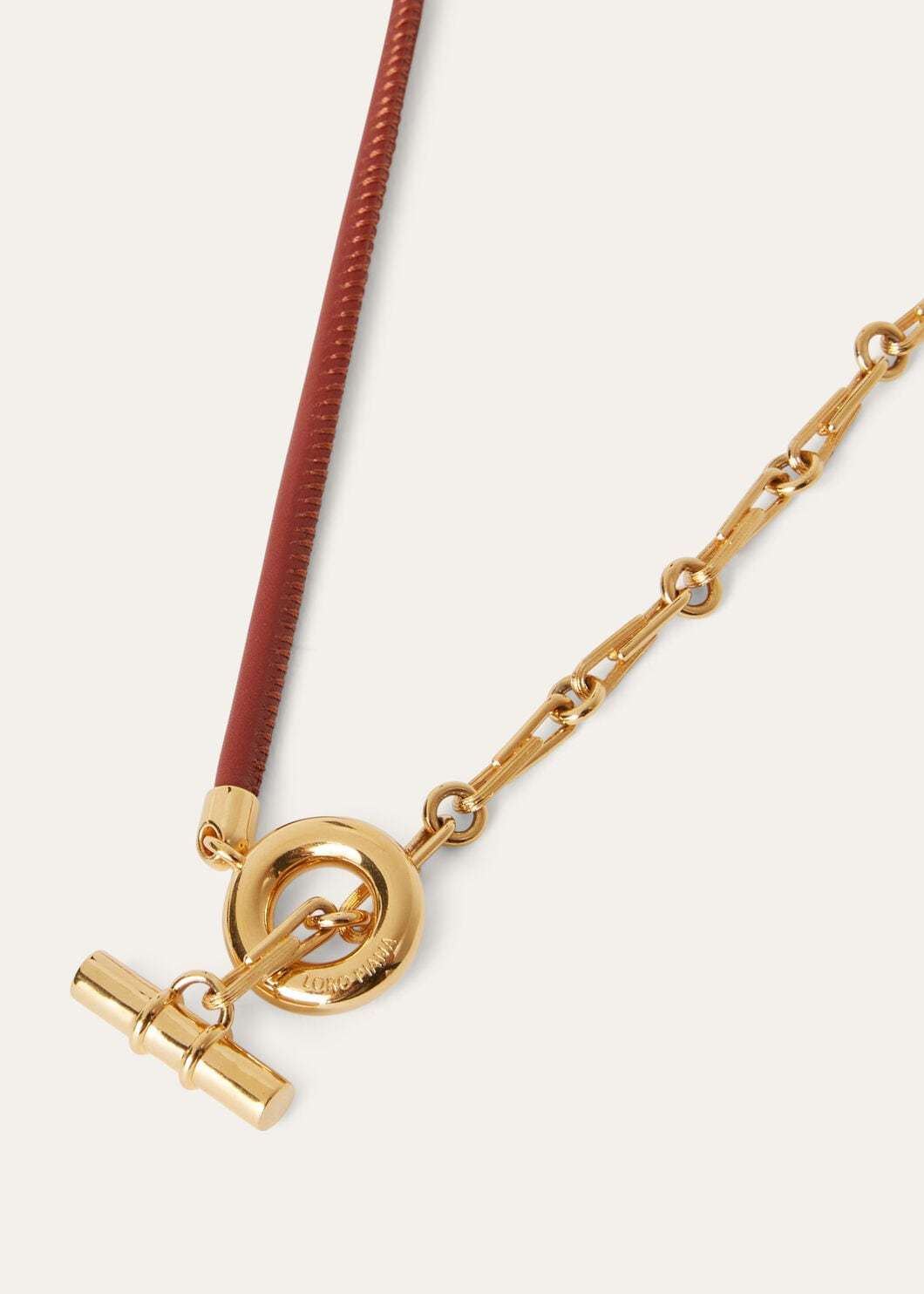 Loro Piana Ghiera Necklace In Sunny Gold/deep Kummel Color