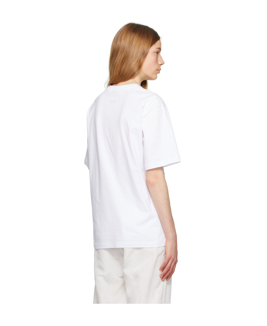 Msgm Plain Knitted T-shirt In White