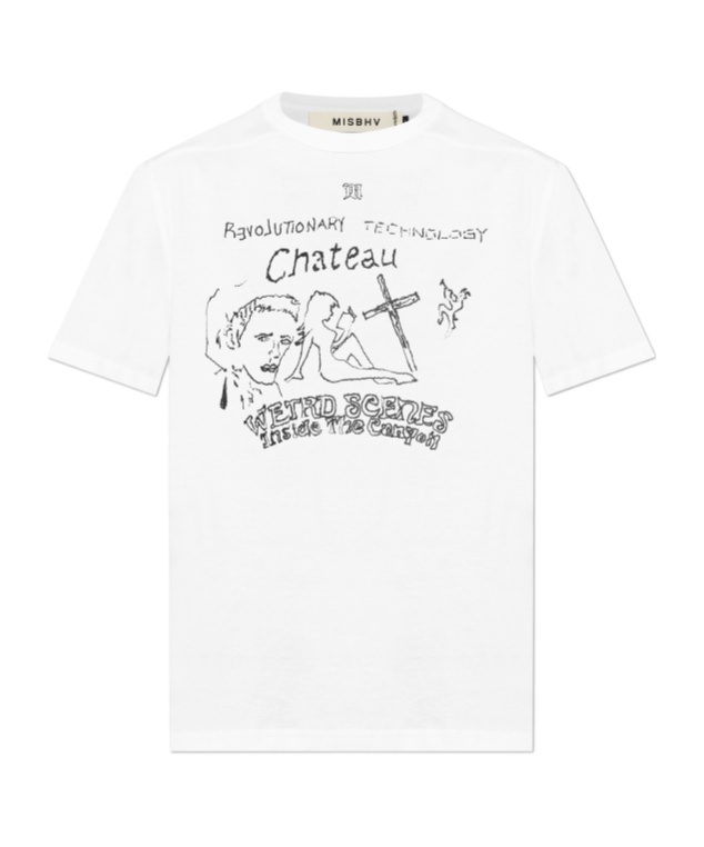 Misbhv Text-print T-shirt In White