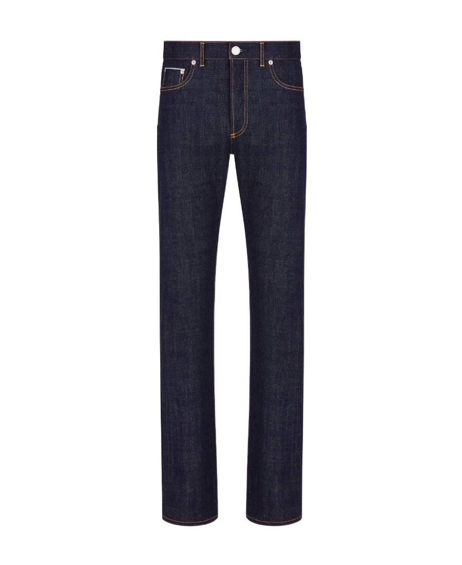 Dior Icons Five-pocket Jeans In Blue