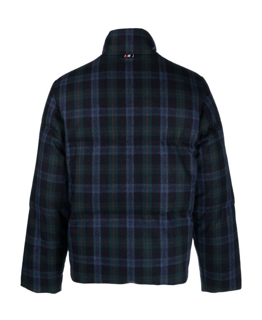 THOM BROWNE REVERSIBLE ZIP-UP PUFFER JACKET