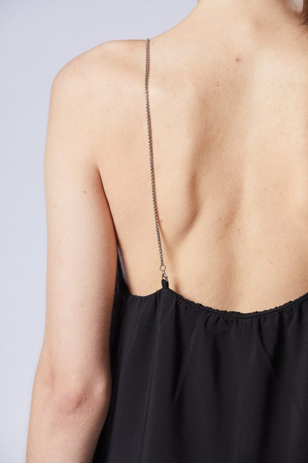 Thom Krom Chain-straps Maxi Dress In Black