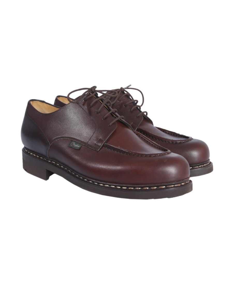 Paraboot Logo Business Dress Shoes In Black