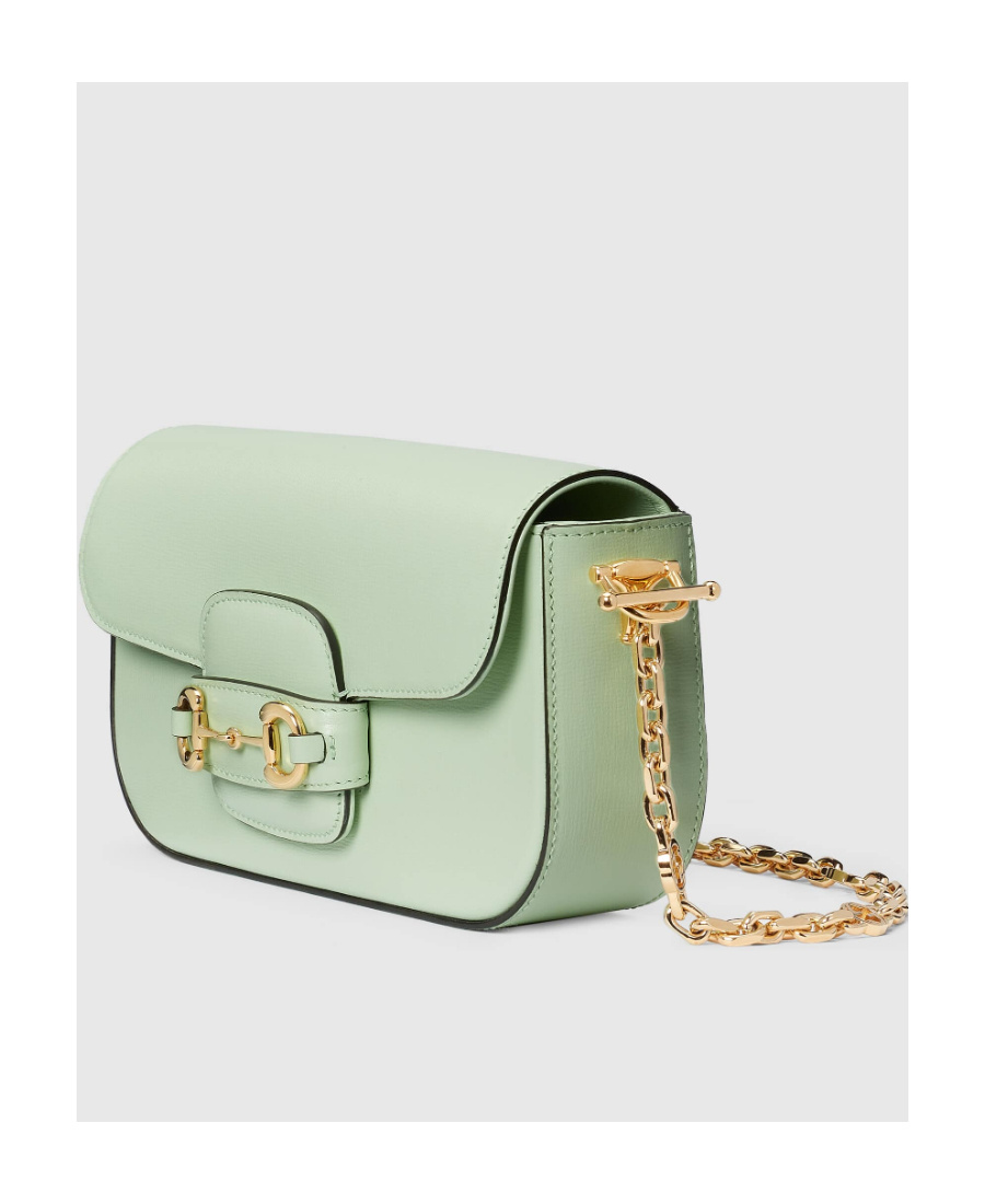 Gucci Women's 1955 Horsebit Small Shoulder Bag In Green