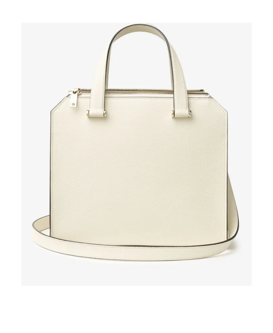 Valextra Passepartout Top-handle Tote Bag In White