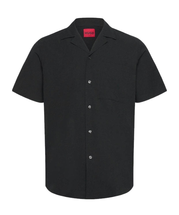 Hugo Boss Short Sleeve Shirt In Black