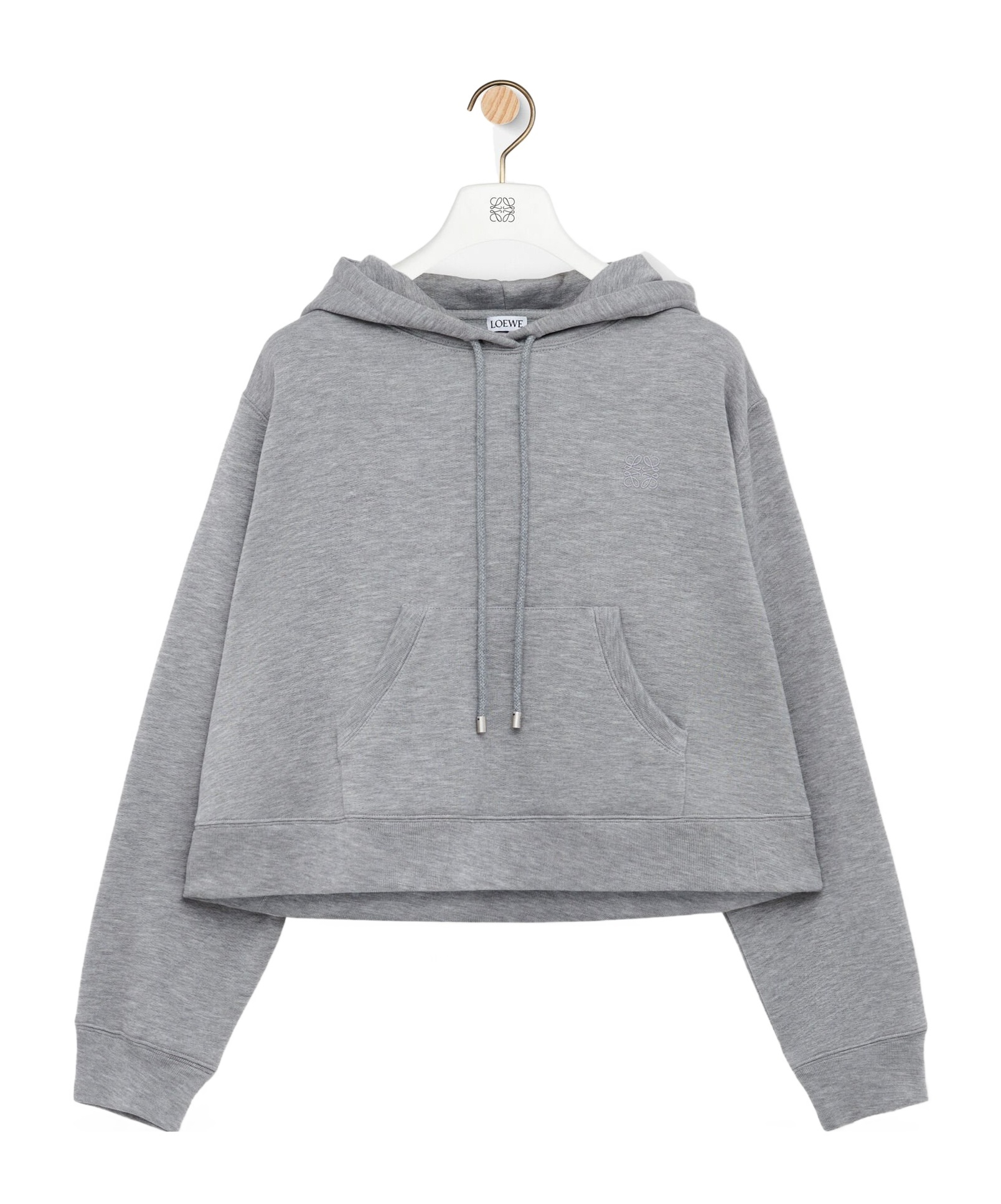 Loewe Trapeze Hoodie In Cotton Blend In Animal Print