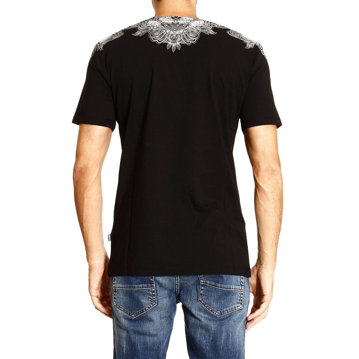 Just Cavalli Printed T-shirt In Black