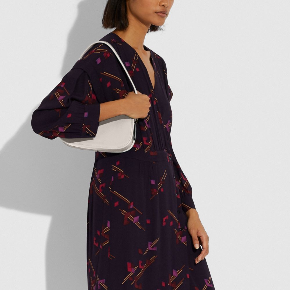 Coach Logo Handbag In White