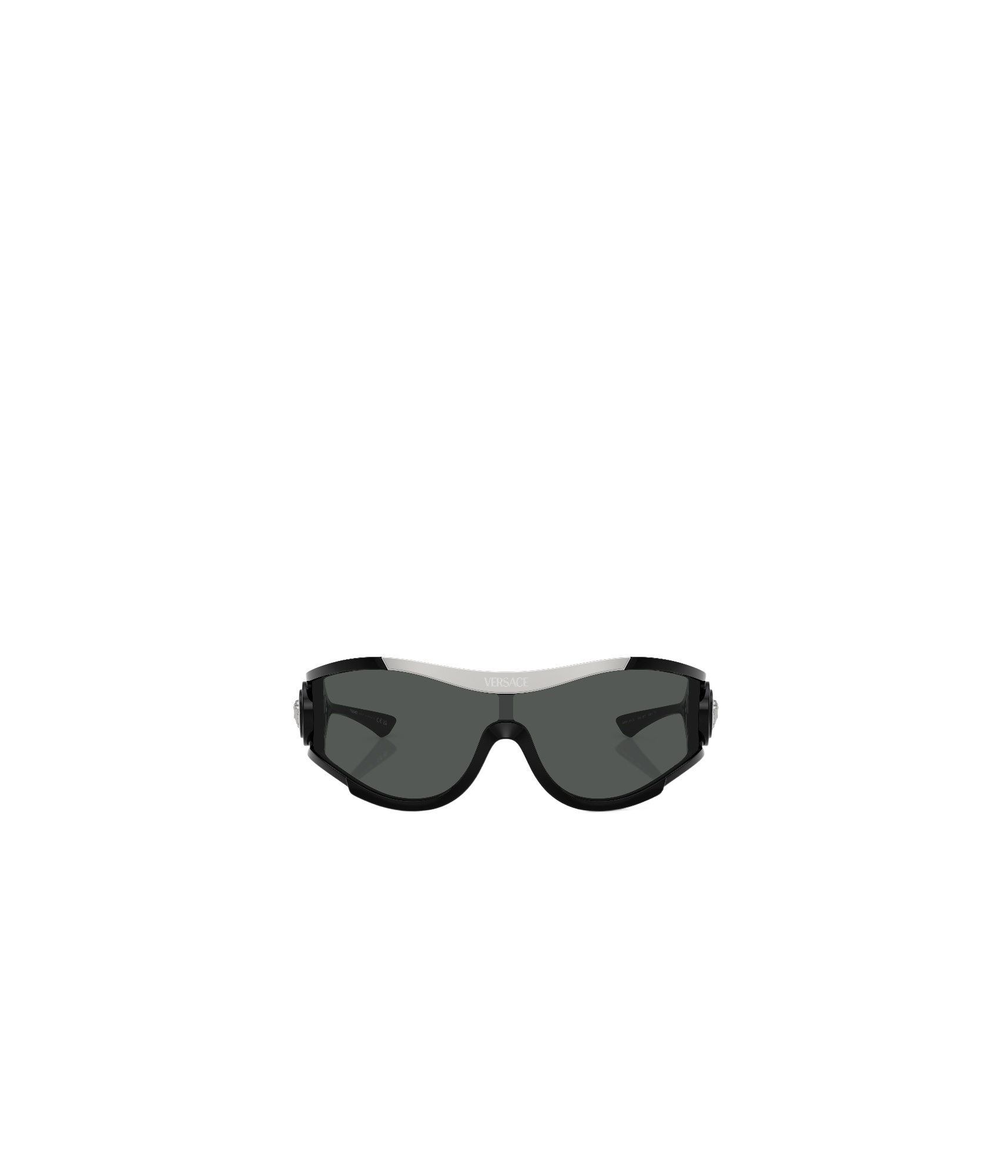Versace Irregular Sunglasses In Black