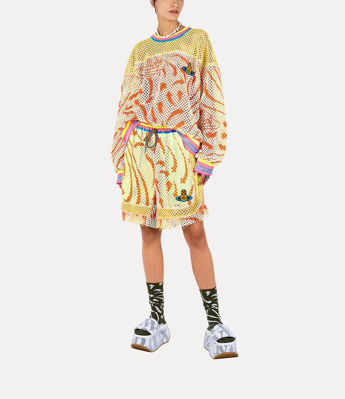 Vivienne Westwood Woman Sweatshirt Yellow Size S Polyester, Polyurethane In Nude
