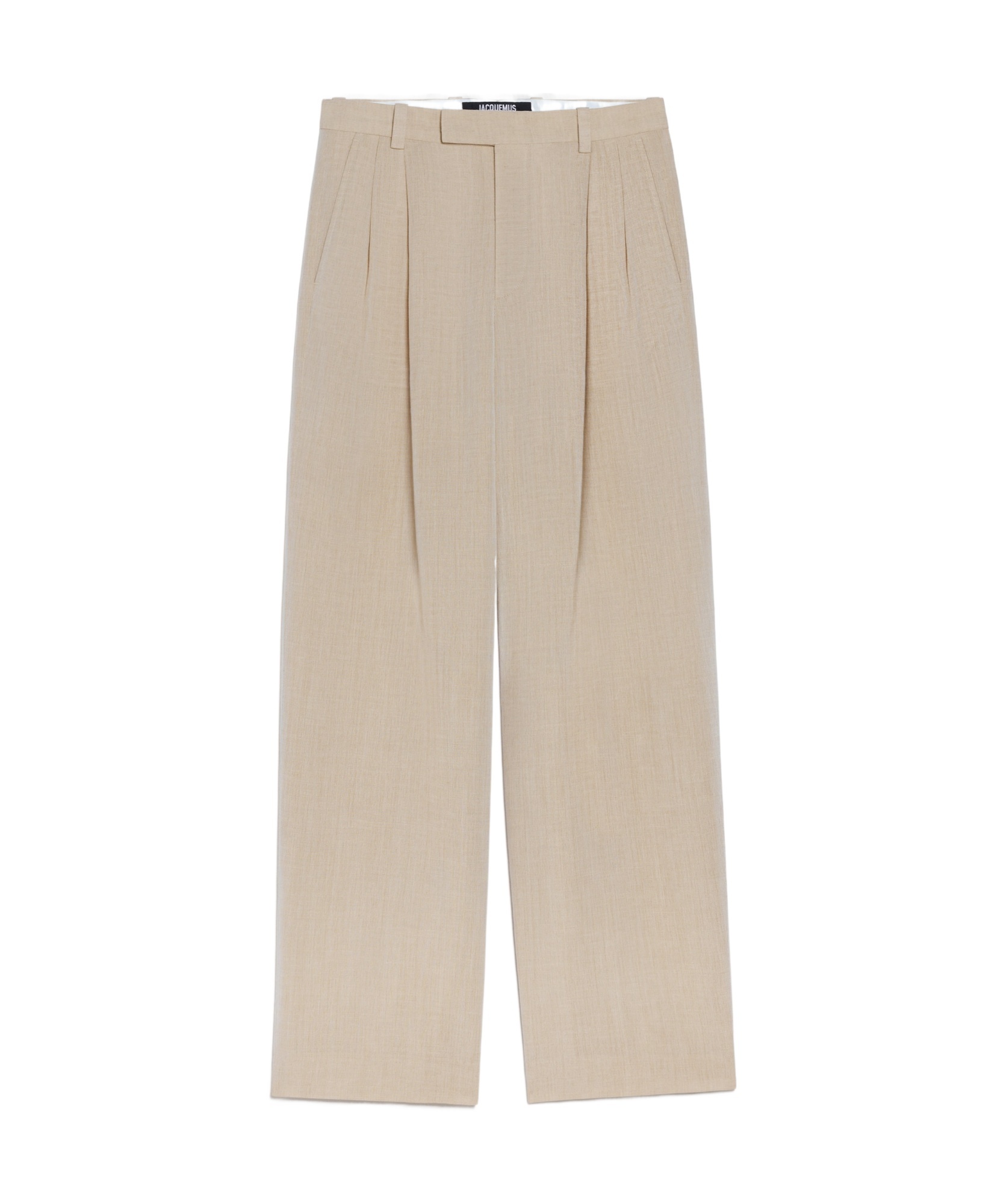 Jacquemus Straight-leg Trousers In Gray