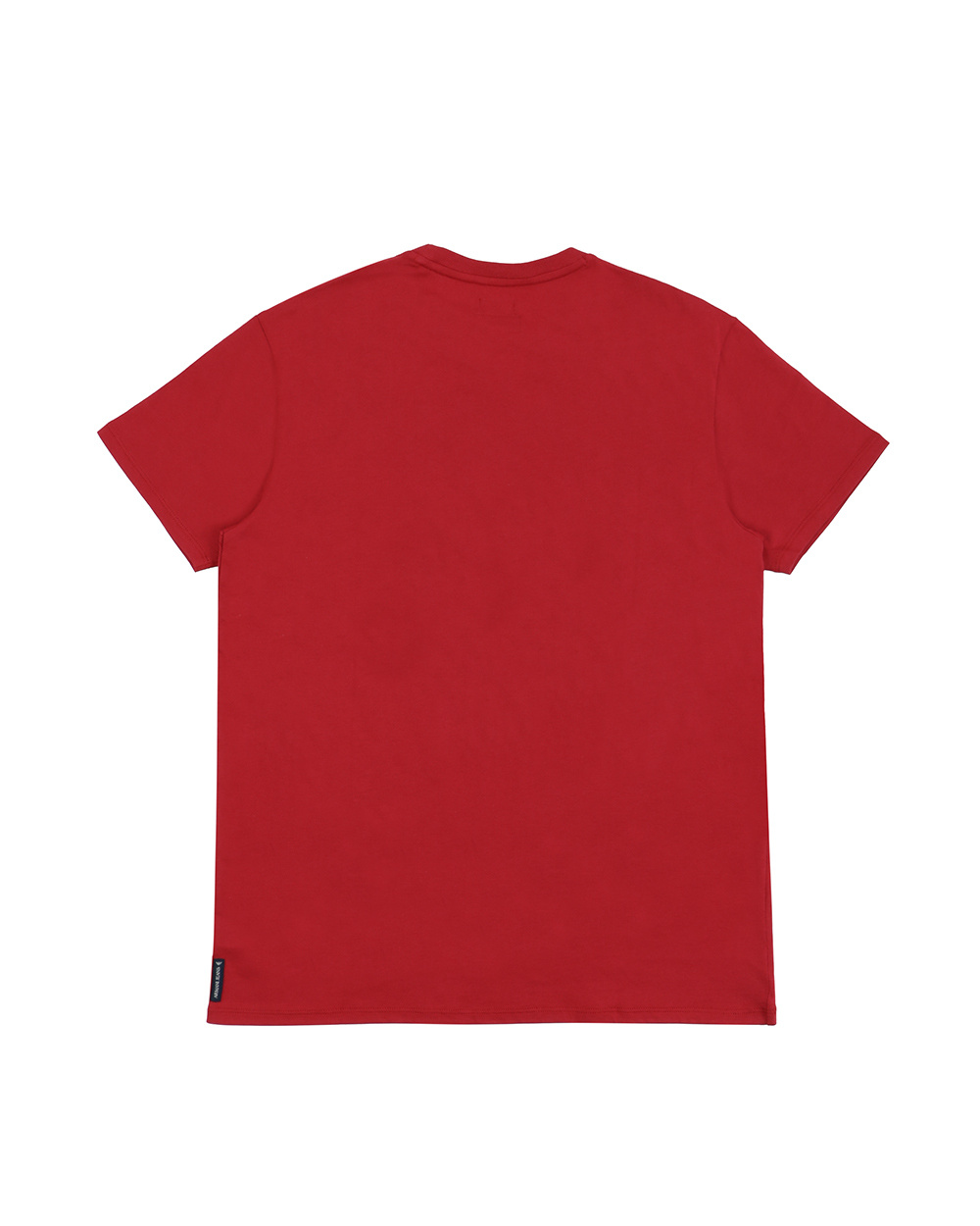 Armani Jeans Round Collar Logo T-shirt In Red