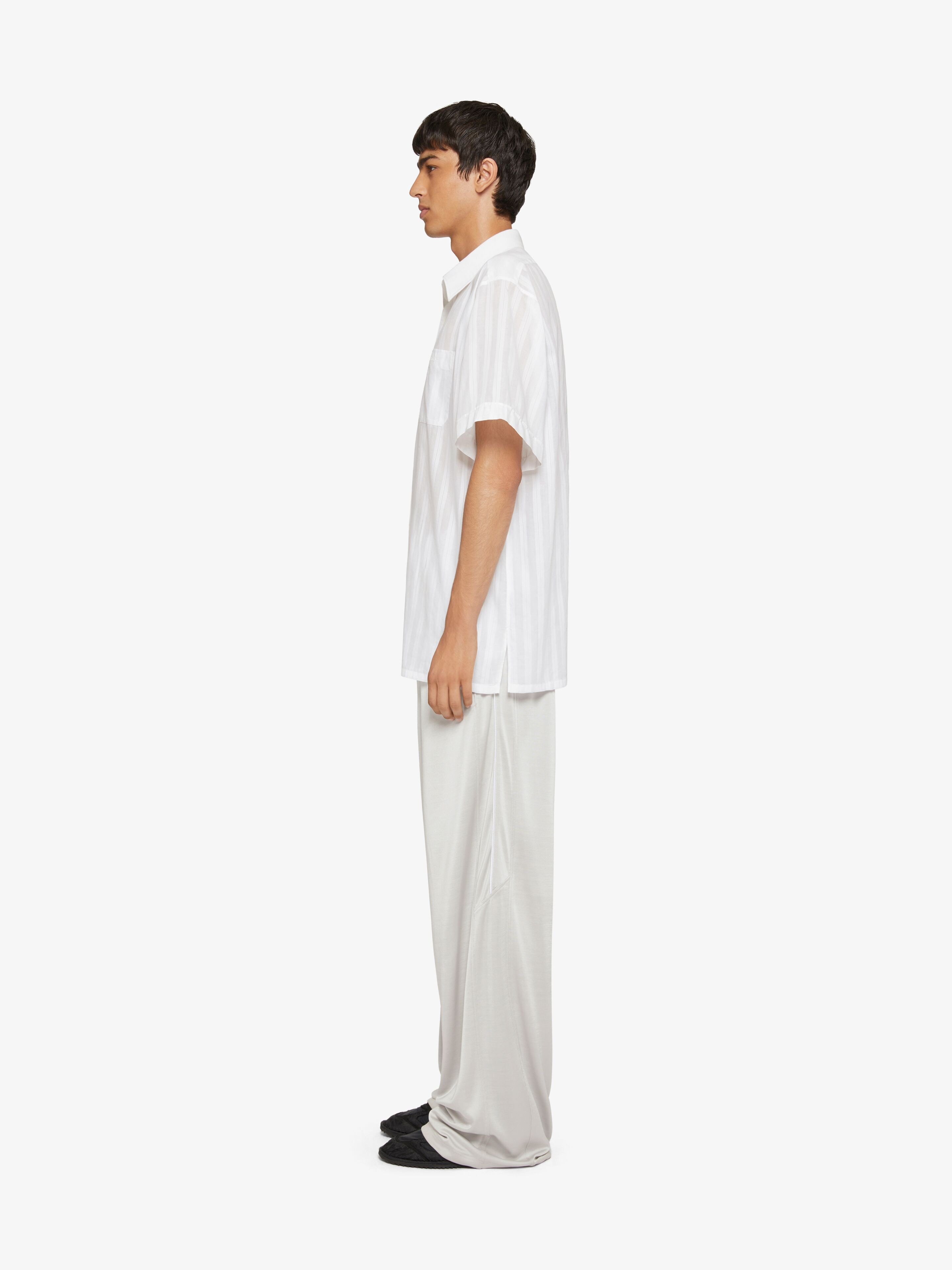 Givenchy Short Sleeve Shirt With Pocket In White