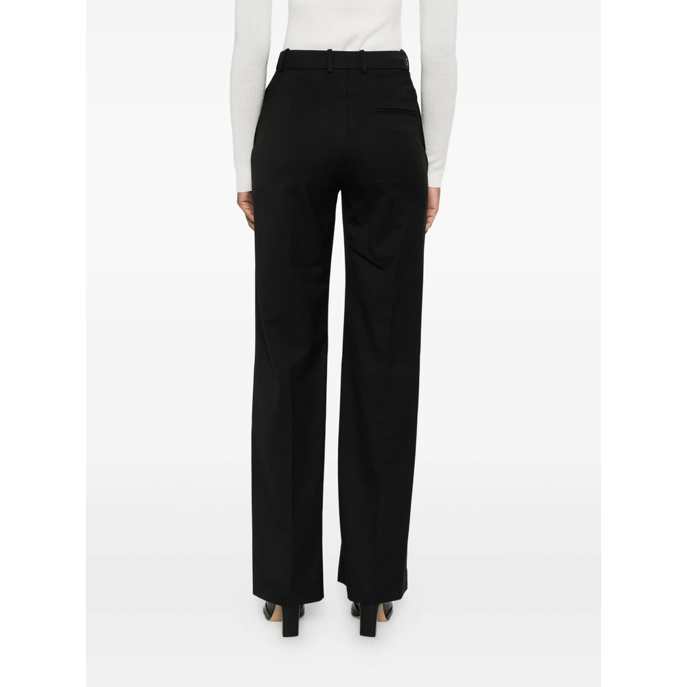 The Frankie Shop Belt Loop Casual Pants In Black