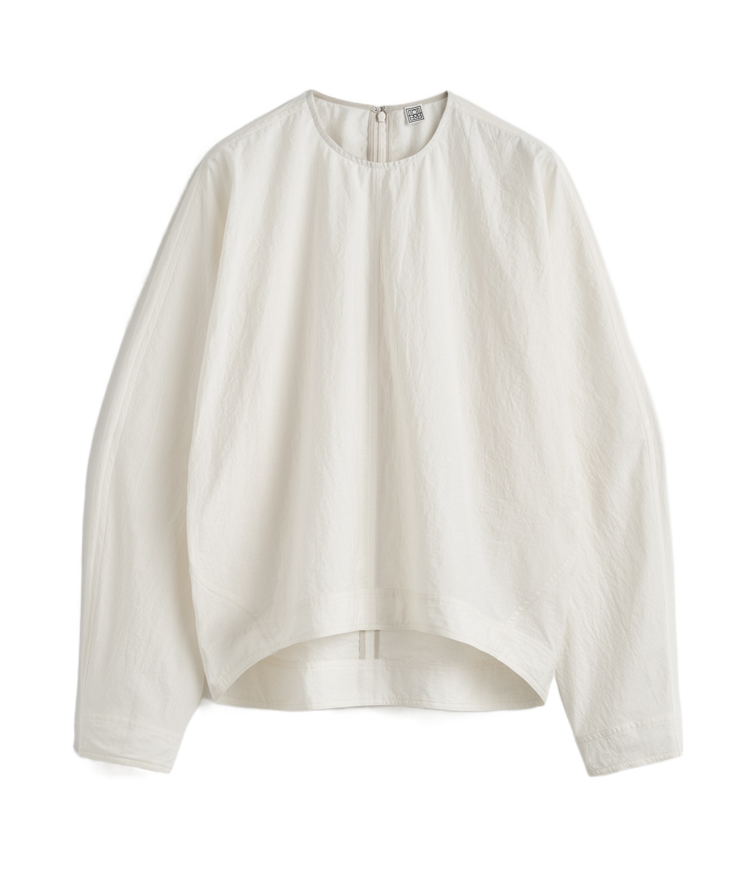 Totême Long-sleeved Top In White