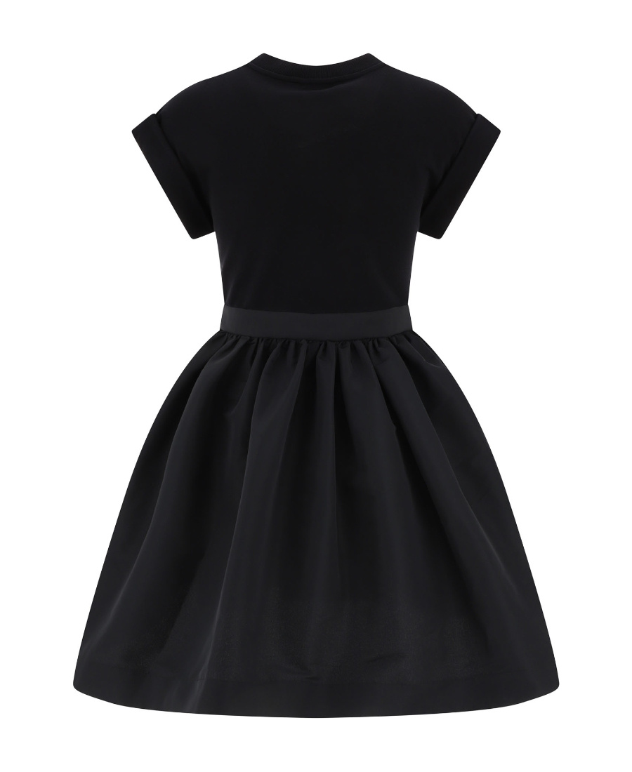 Alexander Mcqueen Alexander Mc Queen Hybrid Dress In Black